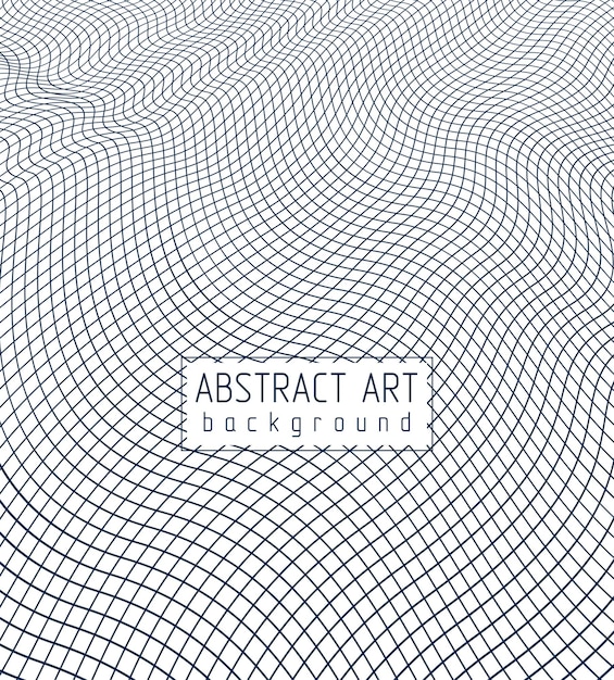 Diseño vectorial 3d de líneas de malla, fondo abstracto dimensional arte polivinílico bajo.