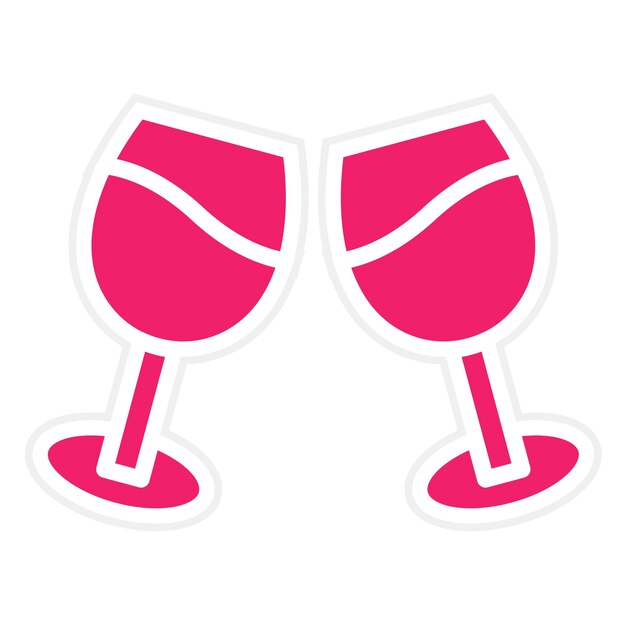 Diseño vectorial Aclama el estilo del icono