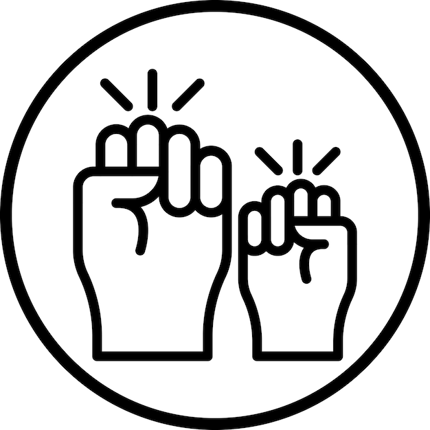 Diseño vectorial Activismo Estilo del icono