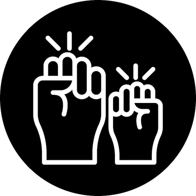 Diseño vectorial Activismo Estilo del icono
