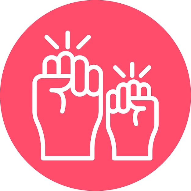 Diseño vectorial Activismo Estilo del icono