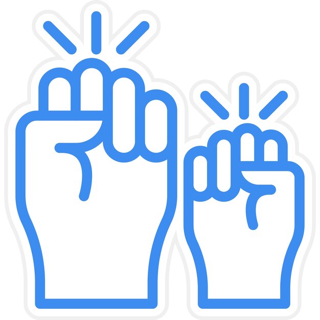 Diseño vectorial Activismo Estilo del icono