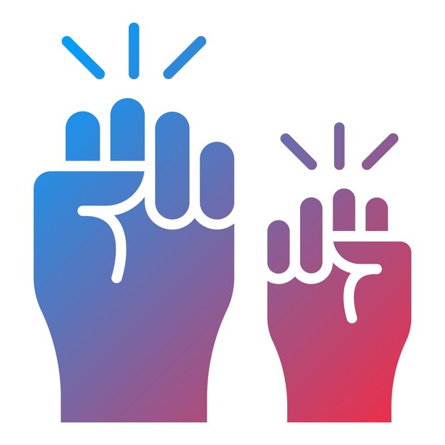 Diseño vectorial Activismo Estilo del icono