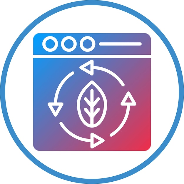 Diseño vectorial Actualización continua del estilo del icono
