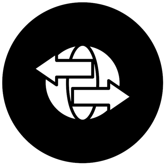 Diseño vectorial adaptado a las exportaciones Estilo de icono