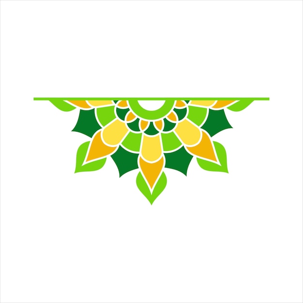 Diseño vectorial de adornos de bodas Mandala