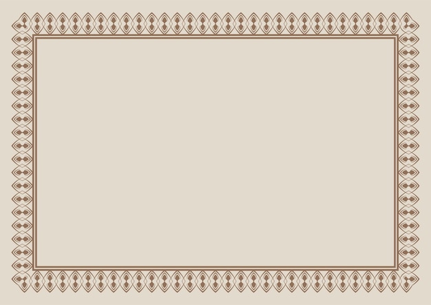diseño vectorial de adornos de borde de marco vintage