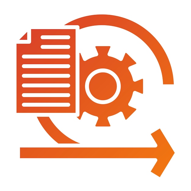 Diseño vectorial ágil Estilo de icono del manifiesto