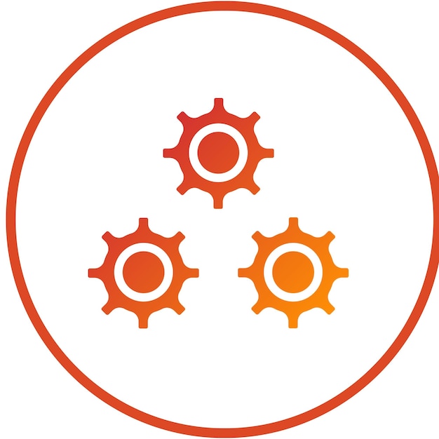 Diseño vectorial Ajustes de salto Estilo del icono