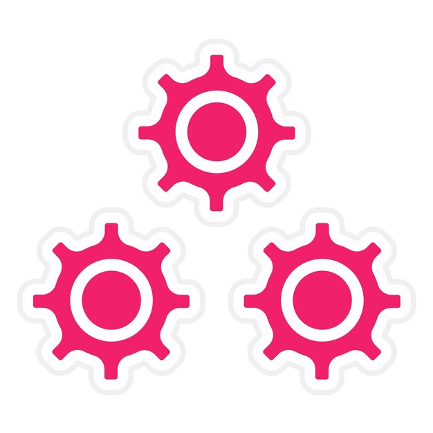 Diseño vectorial Ajustes de salto Estilo del icono