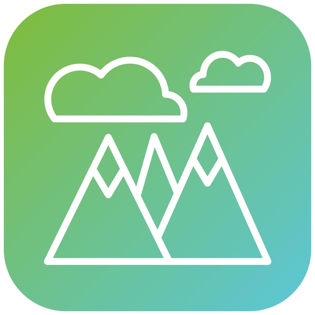 Diseño vectorial al aire libre Estilo de icono