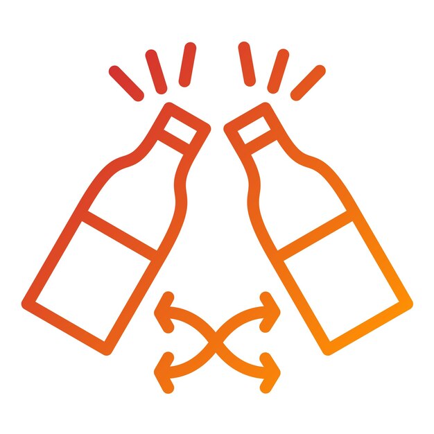Diseño vectorial Alentadores Estilo de íconos de mezcla