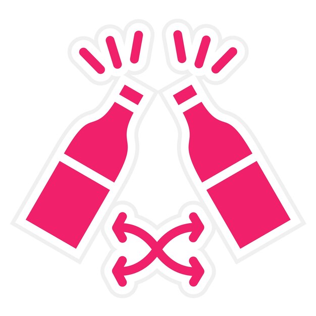 Diseño vectorial Alentadores Estilo de íconos de mezcla