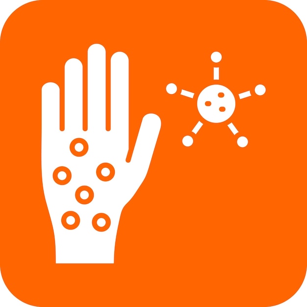 Diseño vectorial Alergias Estilo del icono