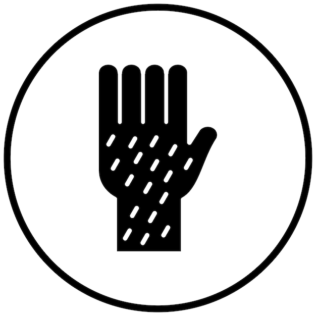 Diseño vectorial Alergias Estilo del icono