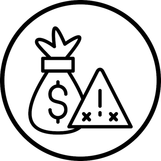 Diseño vectorial de alertas Estilo del icono