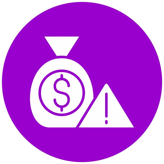 Diseño vectorial de alertas Estilo del icono