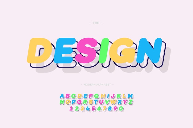 Diseño vectorial alfabeto 3d estilo inclinado en negrita tipografía moderna para decoración logotipo cartel de venta de cartel de camiseta estandarte impresión en tela industrial tipo de letra fresco fuente de moda 10 eps