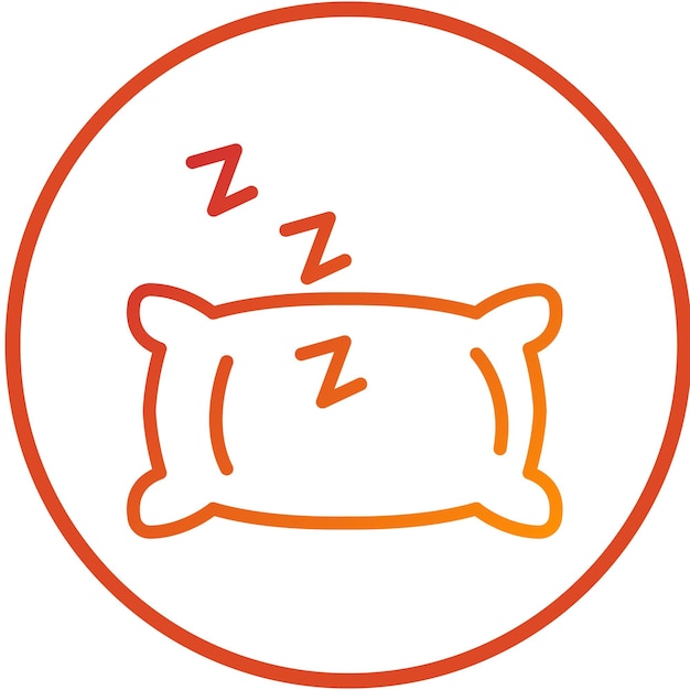 Diseño vectorial de almohada de suede Estilo de icono