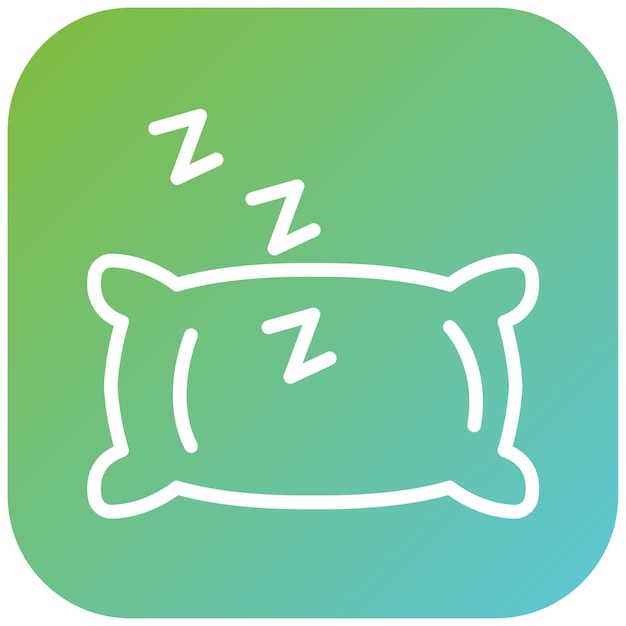 Diseño vectorial de almohada de suede Estilo de icono