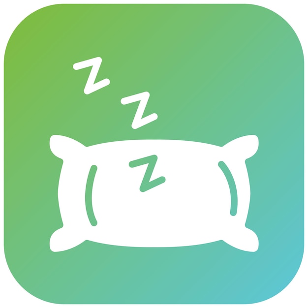 Diseño vectorial de almohada de suede Estilo del icono