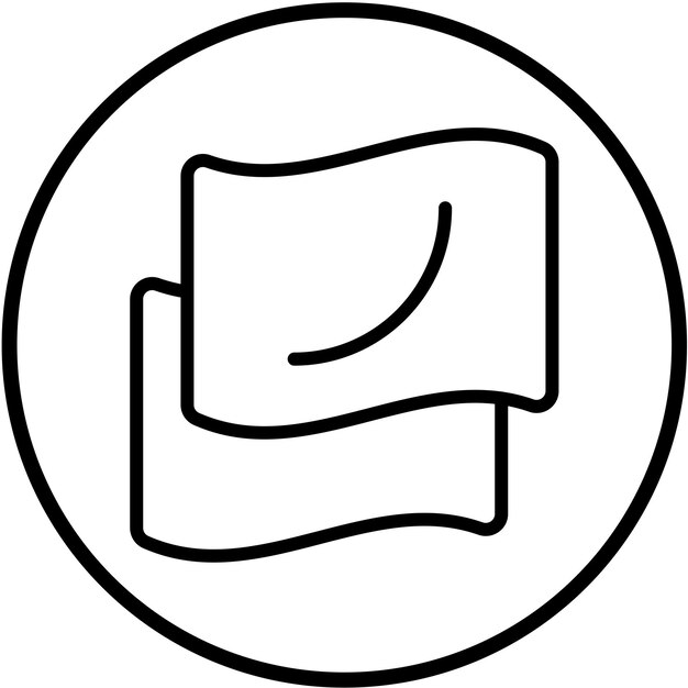 Diseño vectorial de almohadas Estilo de icono