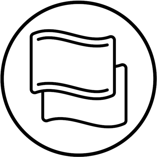 Diseño vectorial de almohadas Estilo de icono
