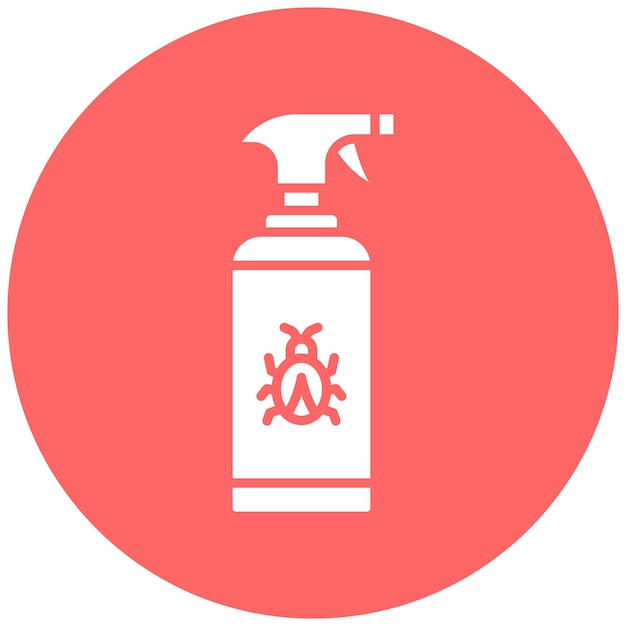 Diseño vectorial de alquitrán y estilo de icono de eliminación de insectos