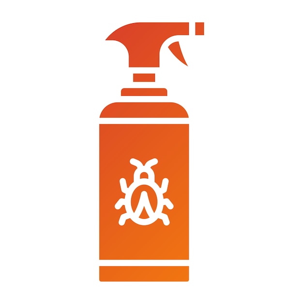 Diseño vectorial de alquitrán y estilo de icono de eliminación de insectos