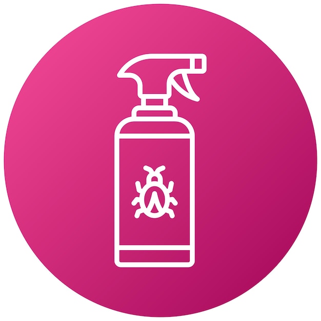 Diseño vectorial de alquitrán y estilo de icono de eliminación de insectos