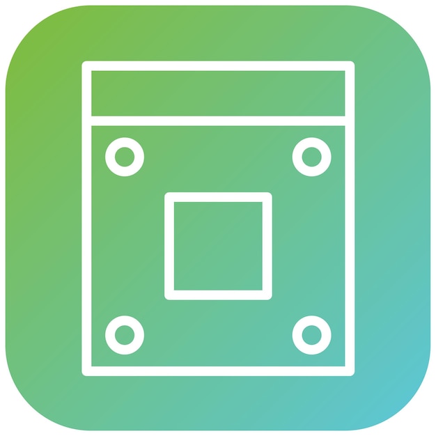 Diseño vectorial AM4 Estilo del icono del enchufe