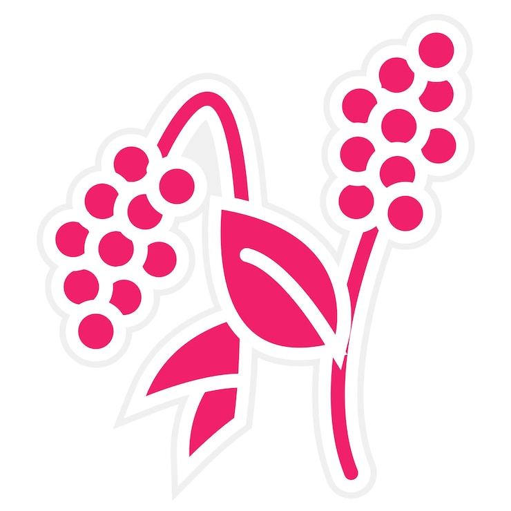 Vector diseño vectorial amaranth estilo de icono