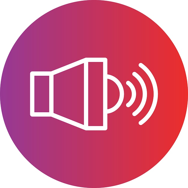 Diseño vectorial Amplificar el estilo del icono