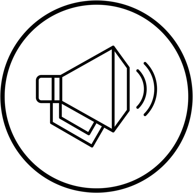 Diseño vectorial Amplificar el estilo del icono