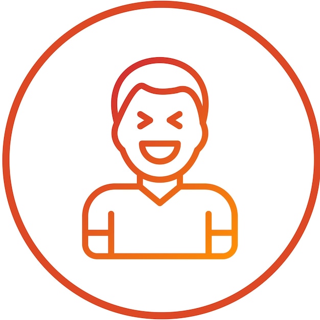 Diseño vectorial Amuse Estilo del icono