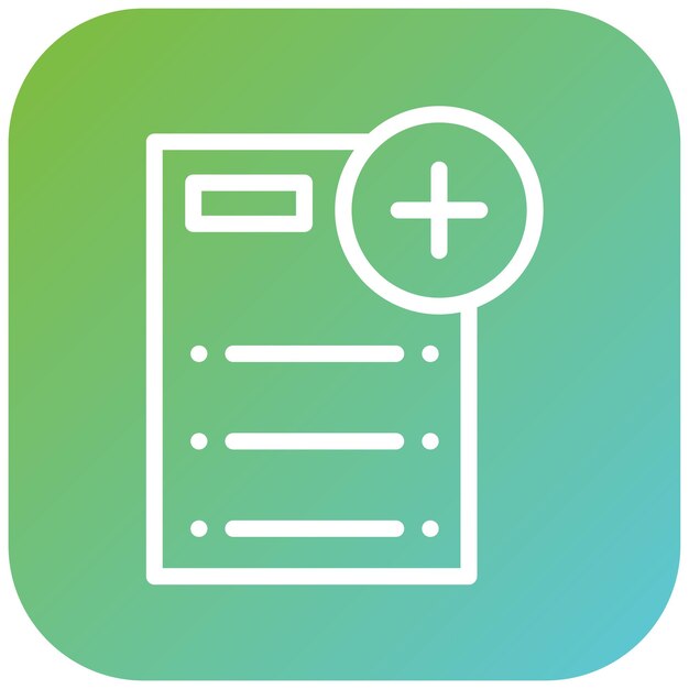 Diseño vectorial Añadir estilo de icono de archivo