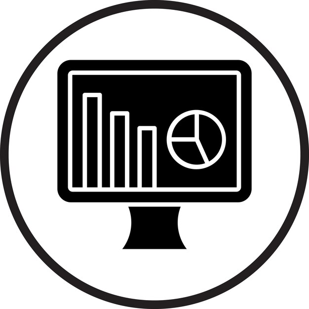 Diseño vectorial Análisis digital Estilo del icono