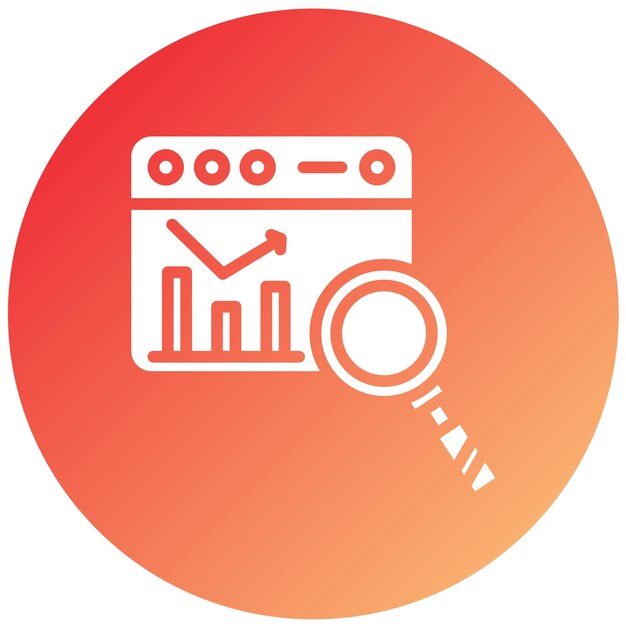 Diseño vectorial Análisis digital Estilo del icono