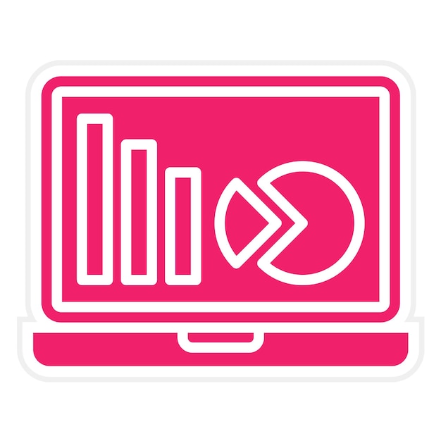 Diseño vectorial Análisis digital Estilo del icono