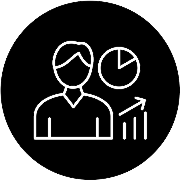 Diseño vectorial Análisis humano Estilo del icono