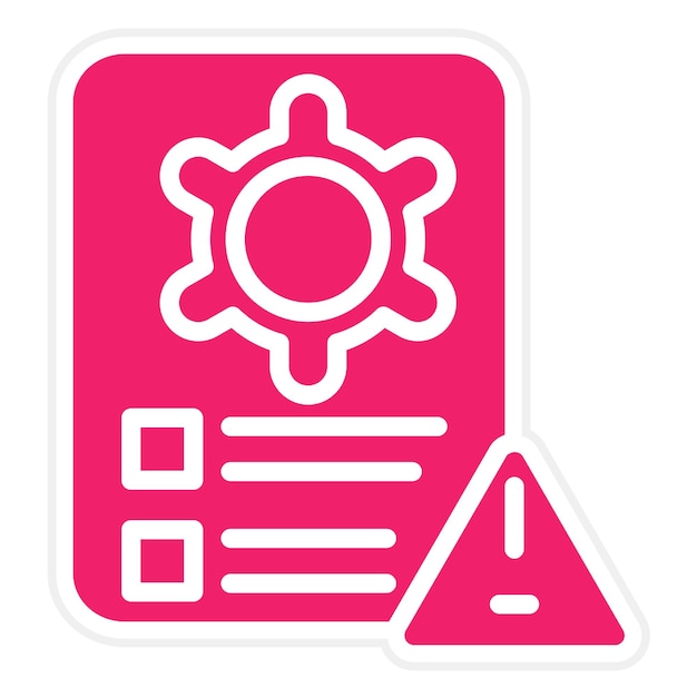 Diseño vectorial Análisis posterior a la crisis Estilo del icono