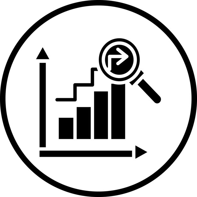 Diseño vectorial Análisis predictivo Estilo del icono