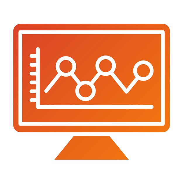 Diseño vectorial Análisis predictivo Estilo del icono