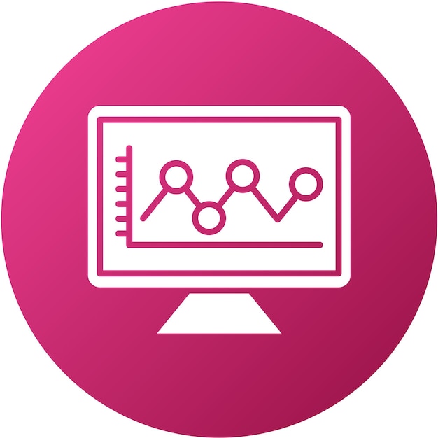 Diseño vectorial Análisis predictivo Estilo del icono