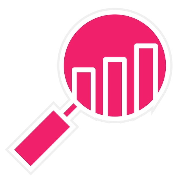 Diseño vectorial Analizar el estilo del icono