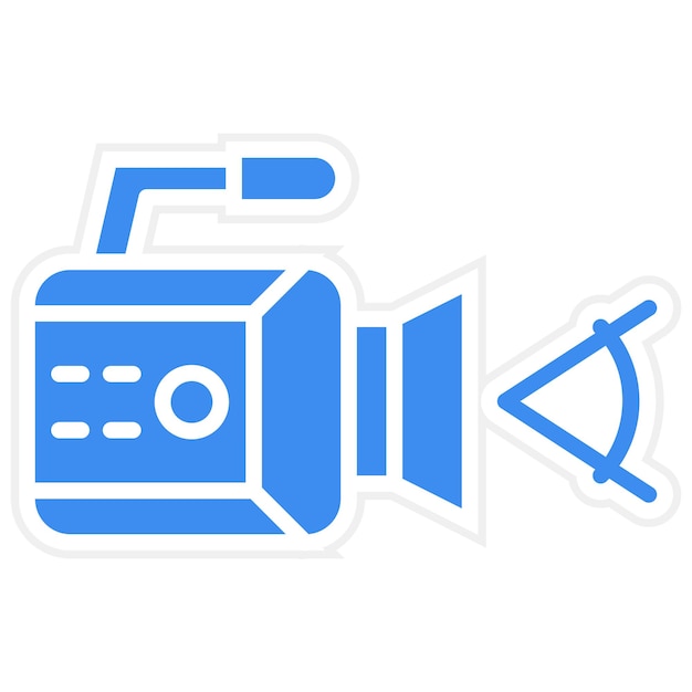 Diseño vectorial Ángulo de la cámara Estilo del icono