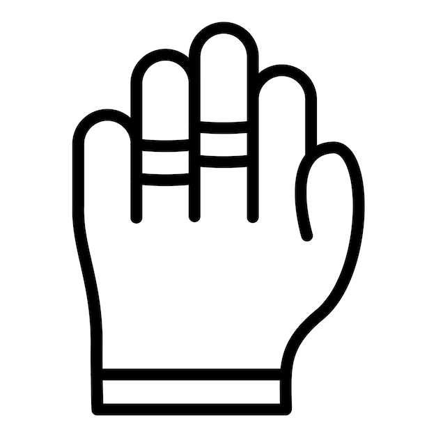Diseño vectorial Anillo en la mano Estilo de icono