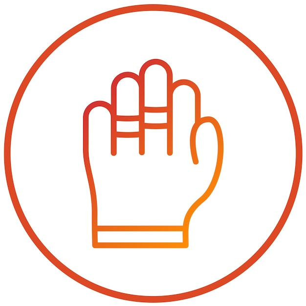 Diseño vectorial Anillo en la mano Estilo de icono