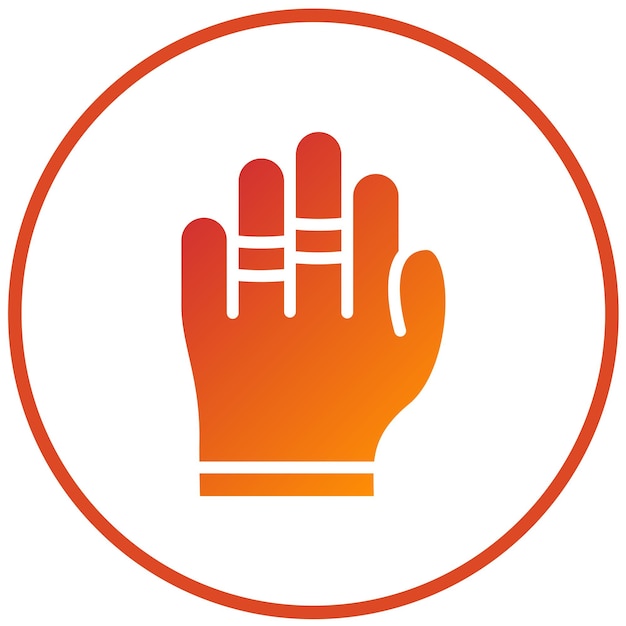 Diseño vectorial Anillo en la mano Estilo de icono