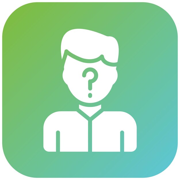 Diseño vectorial de anonimización Estilo del icono